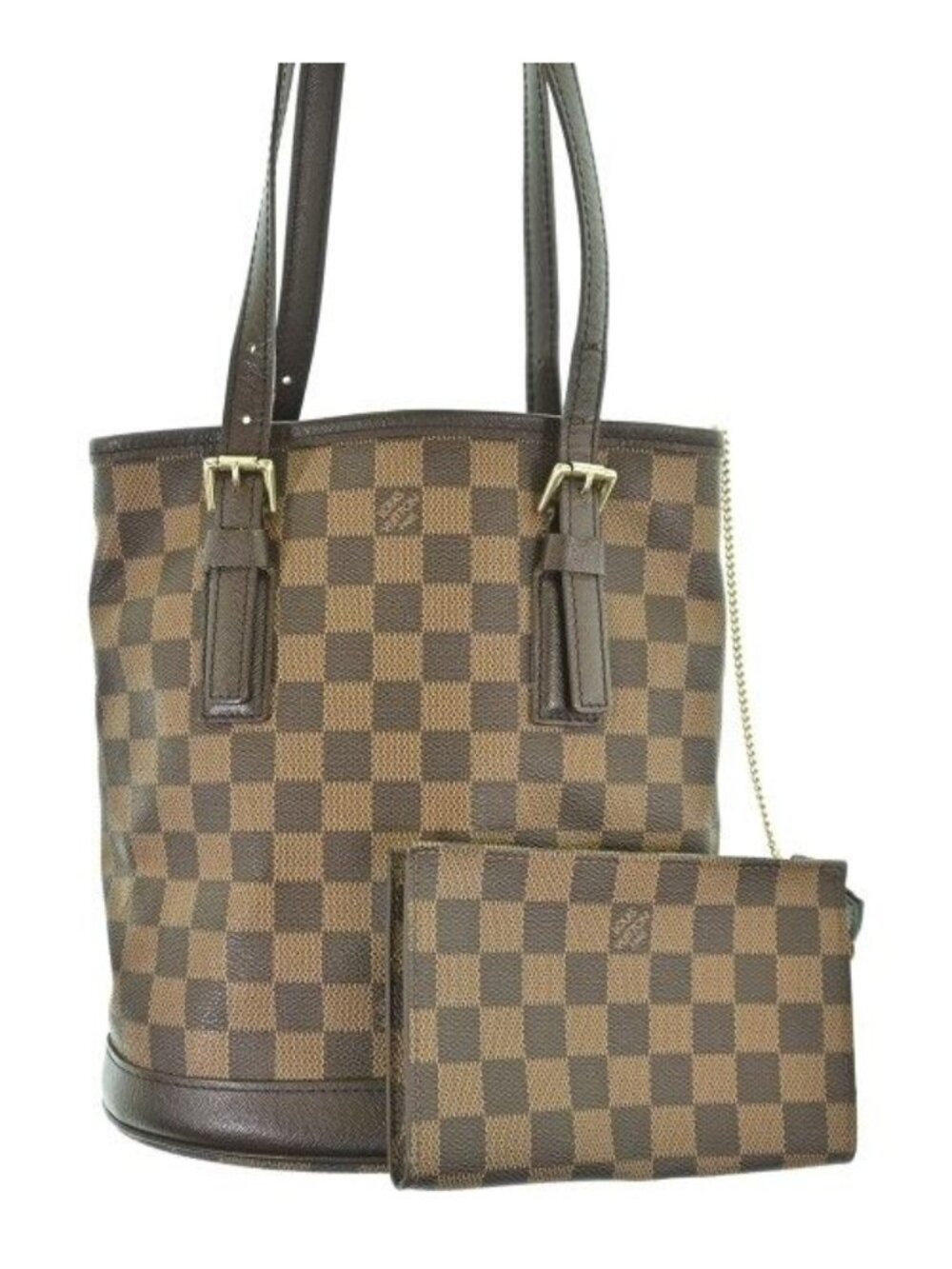 Louis Vuitton Bucket Bag Brown